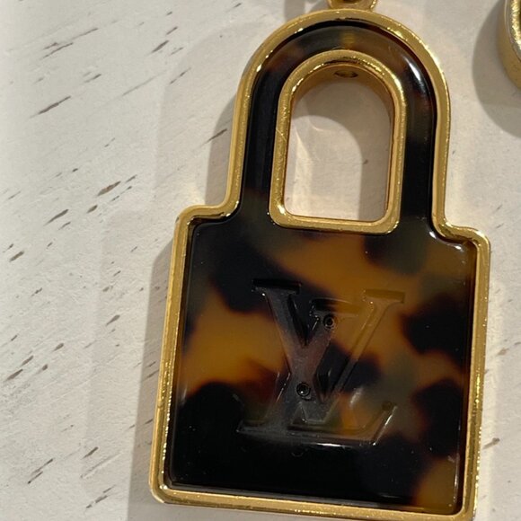 Louis Vuitton Tortoise Gold Porte Cles Confidence Key Holder/Bag Charm (JB1303) - Picture 3 of 4